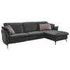Freisteller von Livetastic ECKSOFA Schwarz Lederlook (vegan).