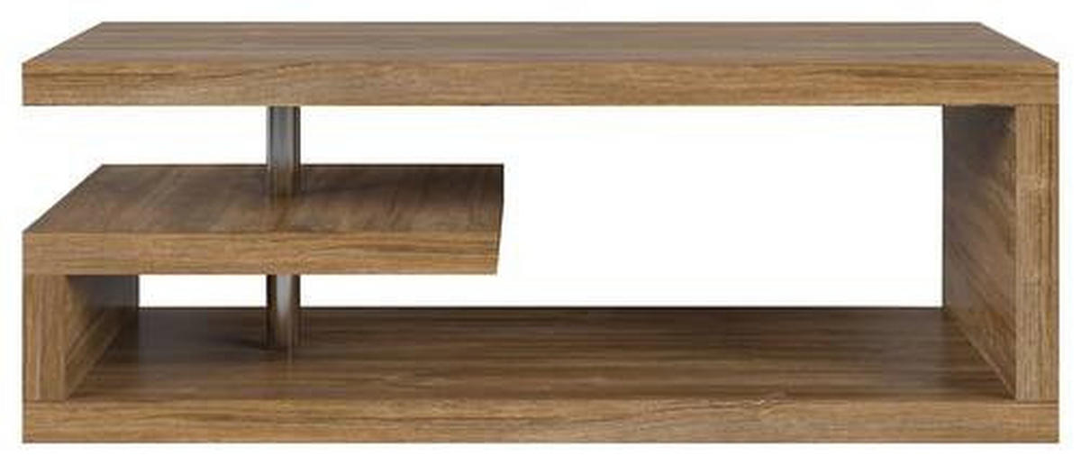 COUCHTISCH 120/60/45 cm rechteckig Eichefarben  - Eichefarben, Design, Holzwerkstoff (120/60/45cm)
