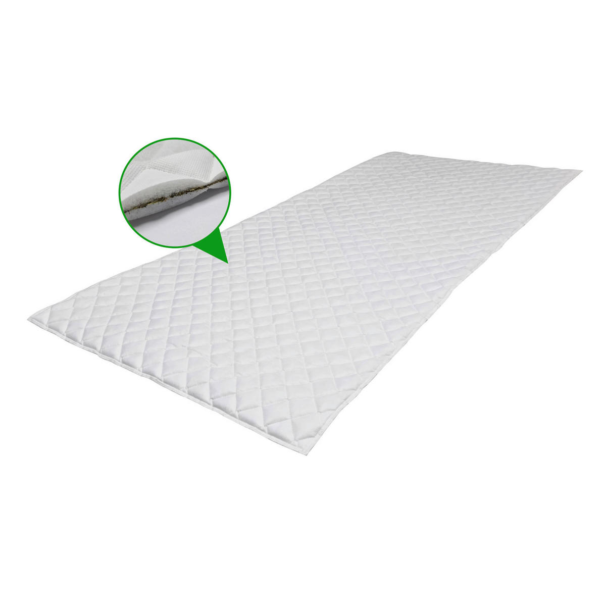 MATRATZENAUFLAGE    - Textil (200/100/3cm)
