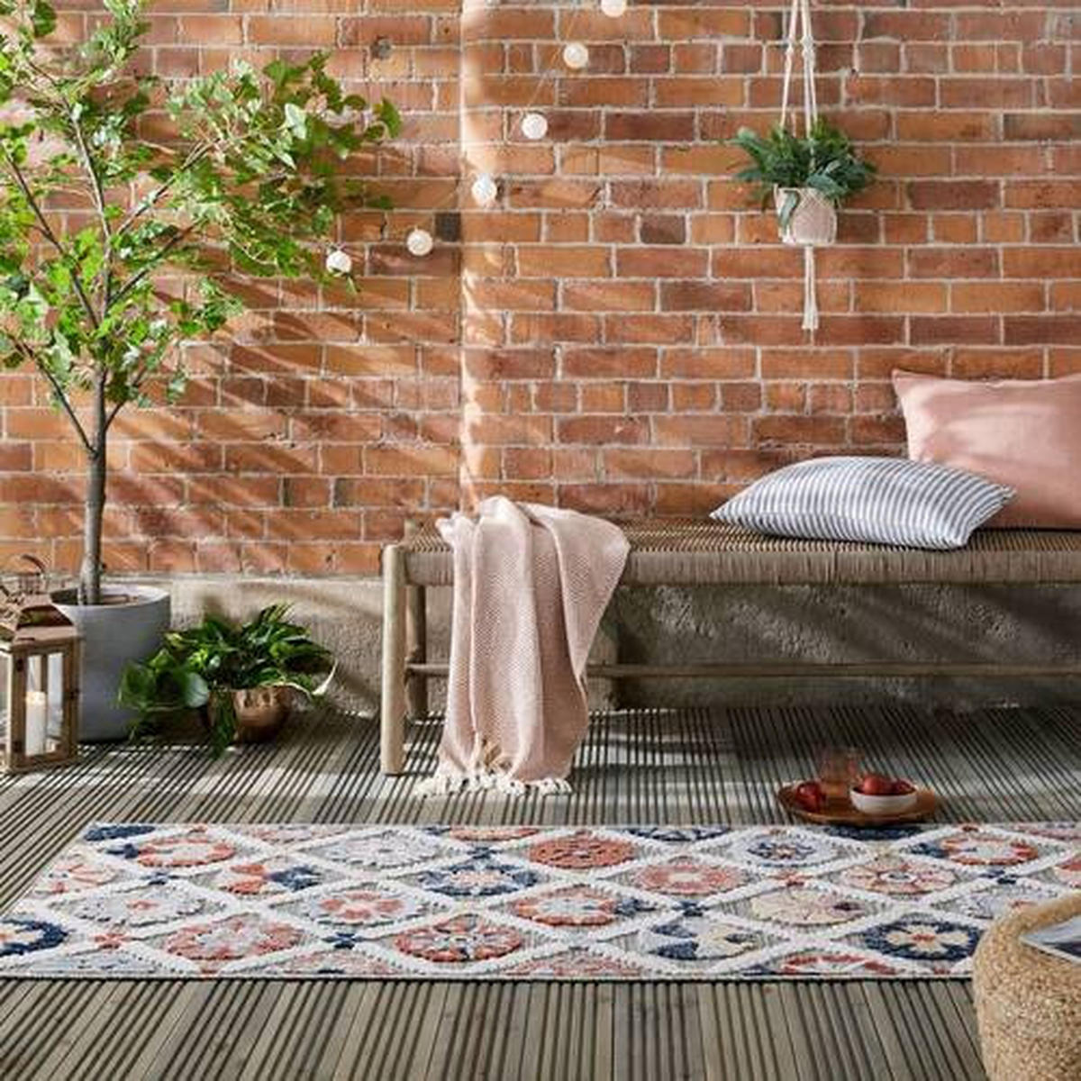 LÄUFER 80/230 cm Plaza Outdoor  - Grau, Basics, Textil (80/230cm) - Xora