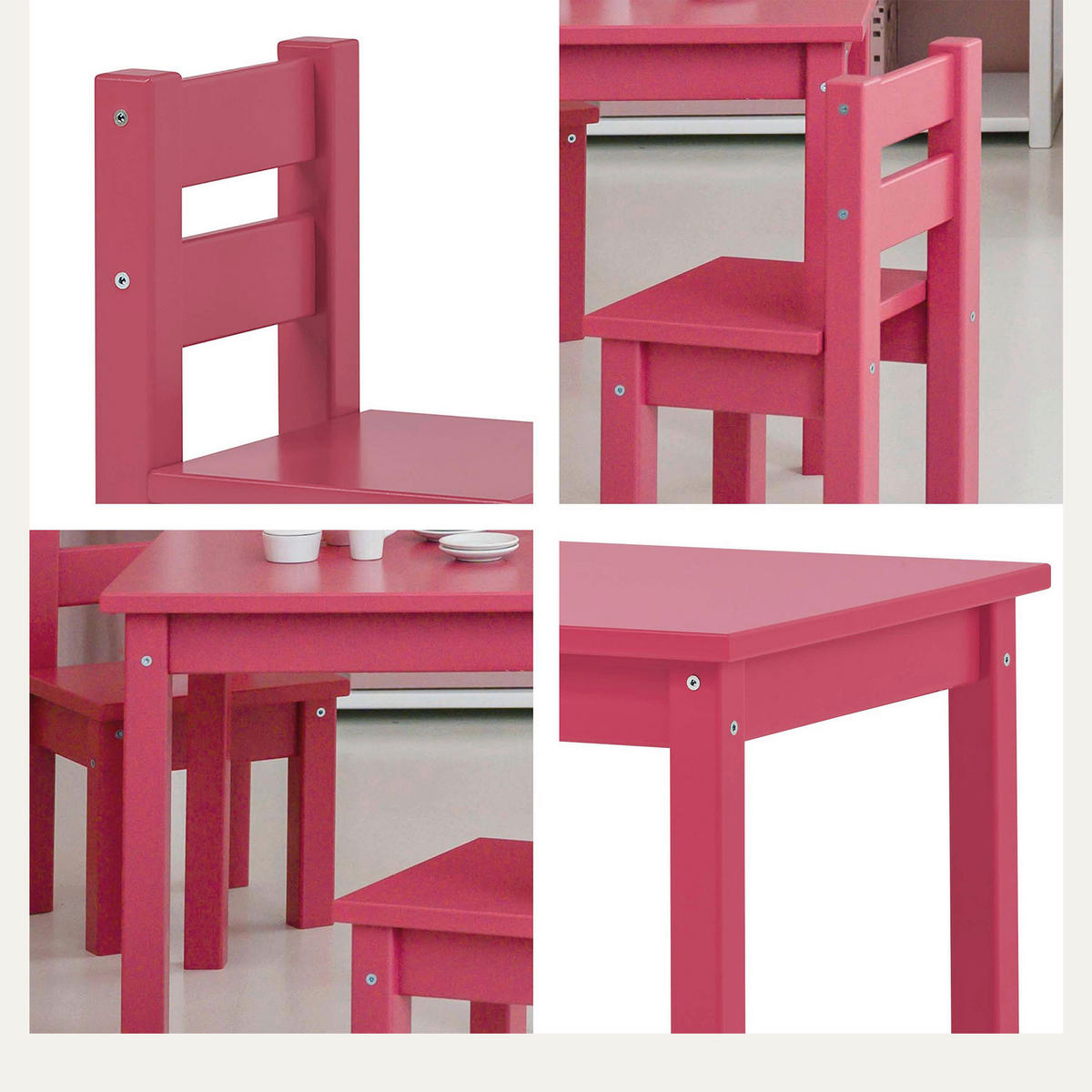 KINDERSITZGRUPPE  - Pink, MODERN, Holz - MID.YOU