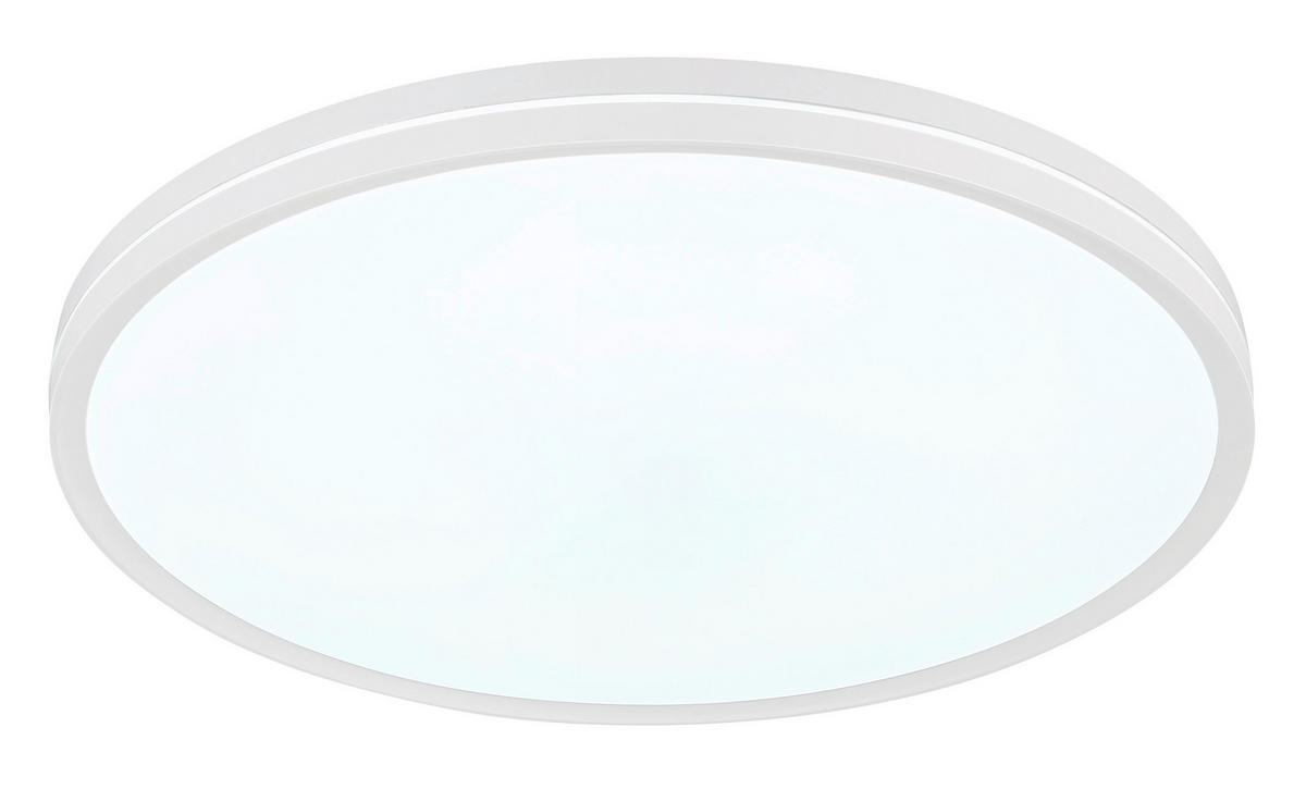STROPNA LED-SVETILKA  Dwain   2700-6500 K 230 V  - bela, Design, umetna masa (37/7cm) - Globo