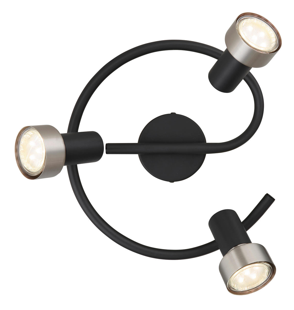 STRAHLER - Chromfarben/Schwarz, Konventionell, Metall (25/13,3cm) - Globo