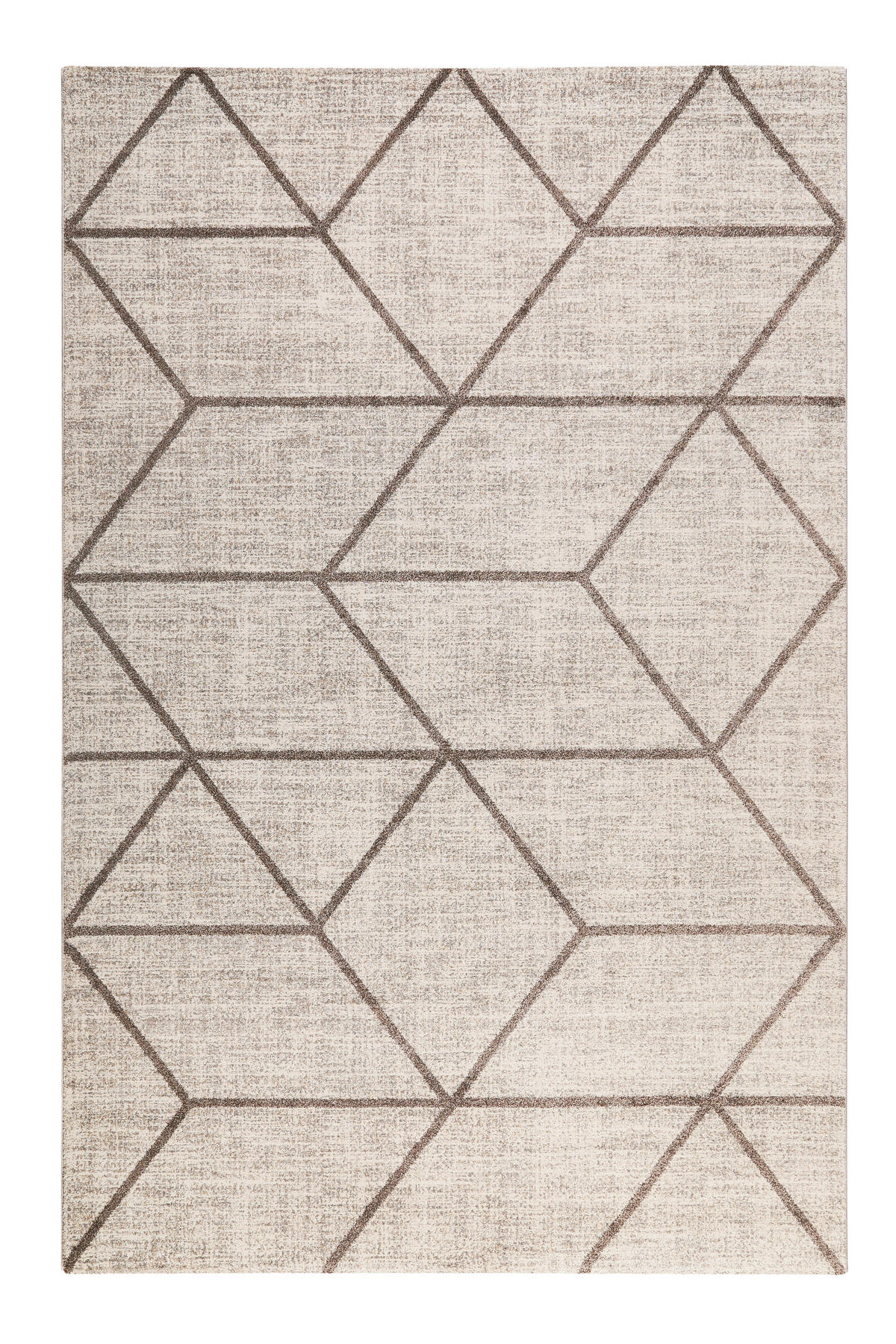 WEBTEPPICH 160/225 cm Bossa Lounge Taupe, Beige  - Taupe/Beige, Design, Textil (160/225cm) - Novel