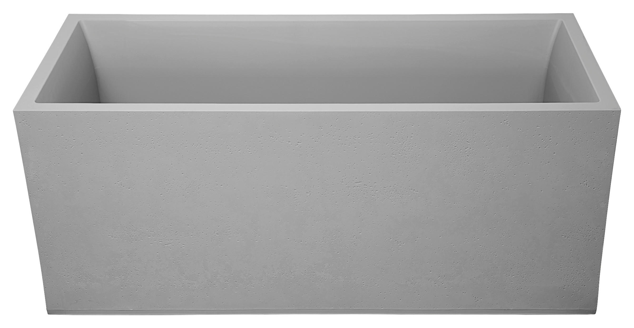 PFLANZTOPF  - Grau, Basics, Kunststoff (100/43/40cm)
