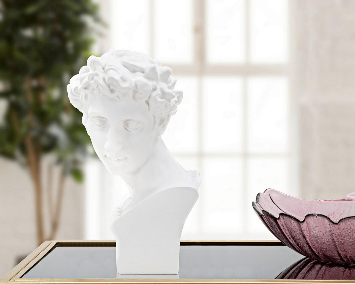 SKULPTUR - Weiß, Basics, Kunststoff (20/30/17.5cm)