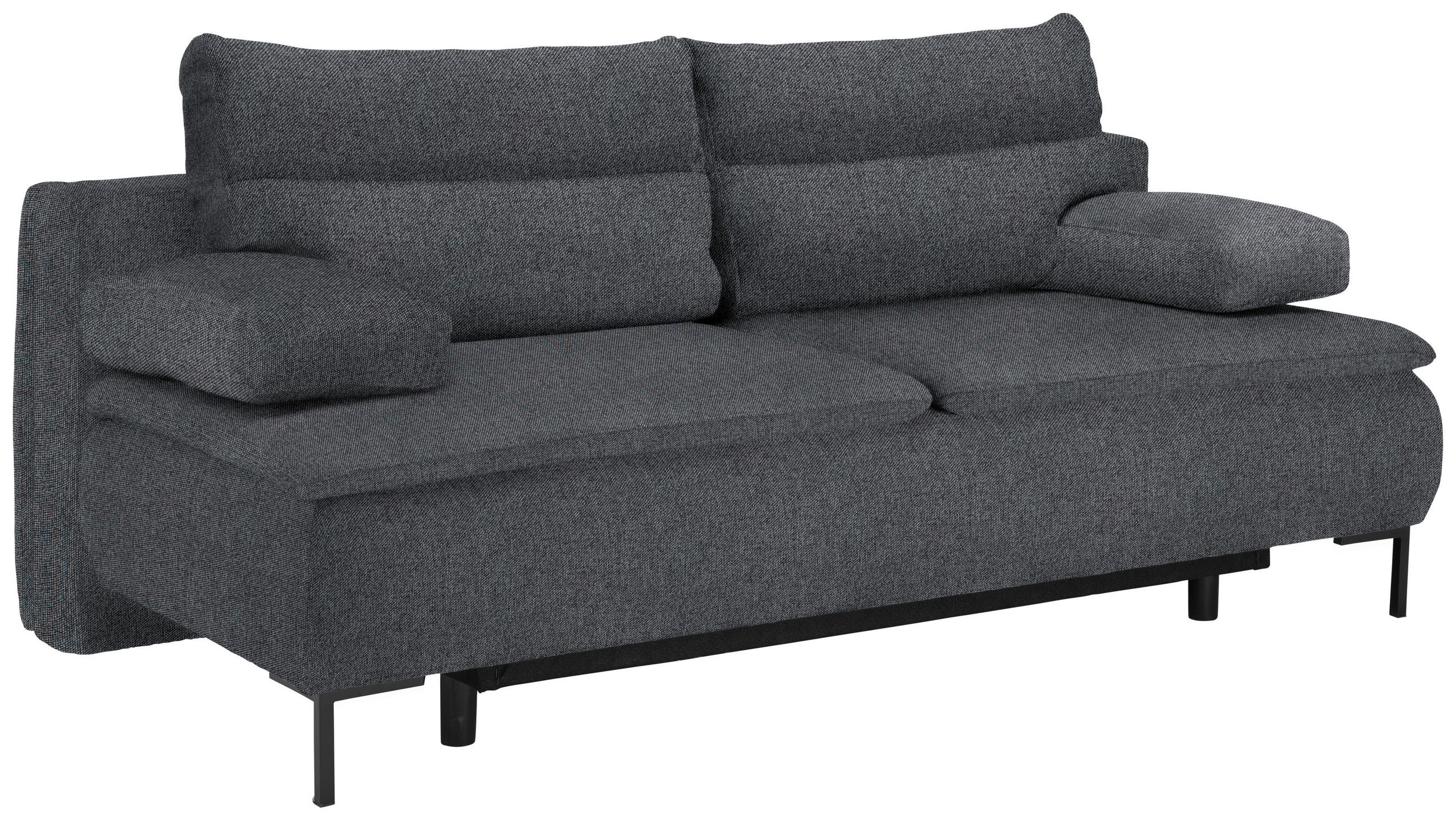 Thumbnail - Novel Boxspringsofa, Grau, Textil, Füllung: Schaumstoff, 202x93x100 cm, Stoffauswahl, Wohnzimmer, Sofas & Couches, Schla...