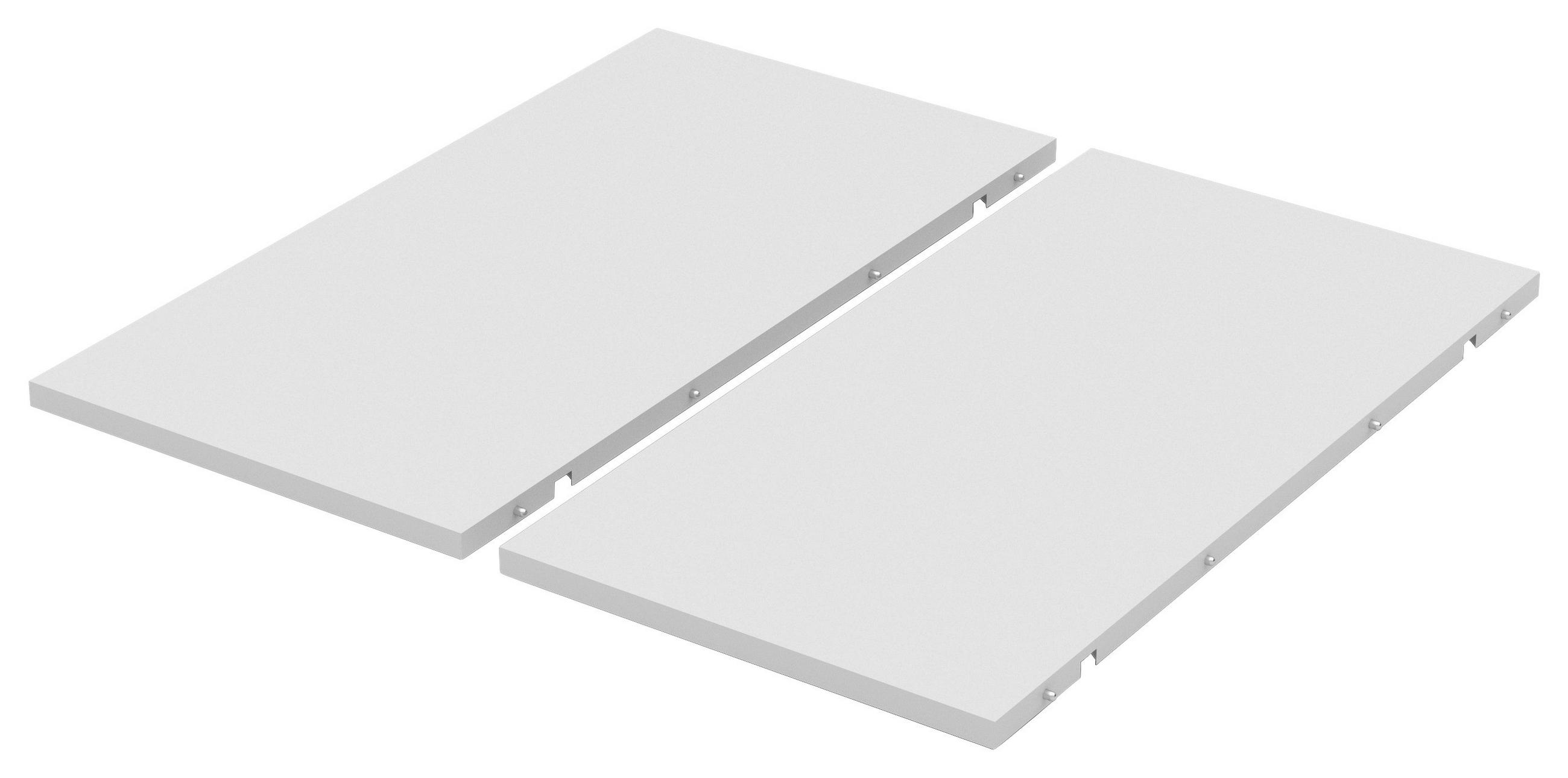 TILLÄGGSSKIVOR SET - vit, Design, trämaterial (96/2,5/95cm) - Hom`in