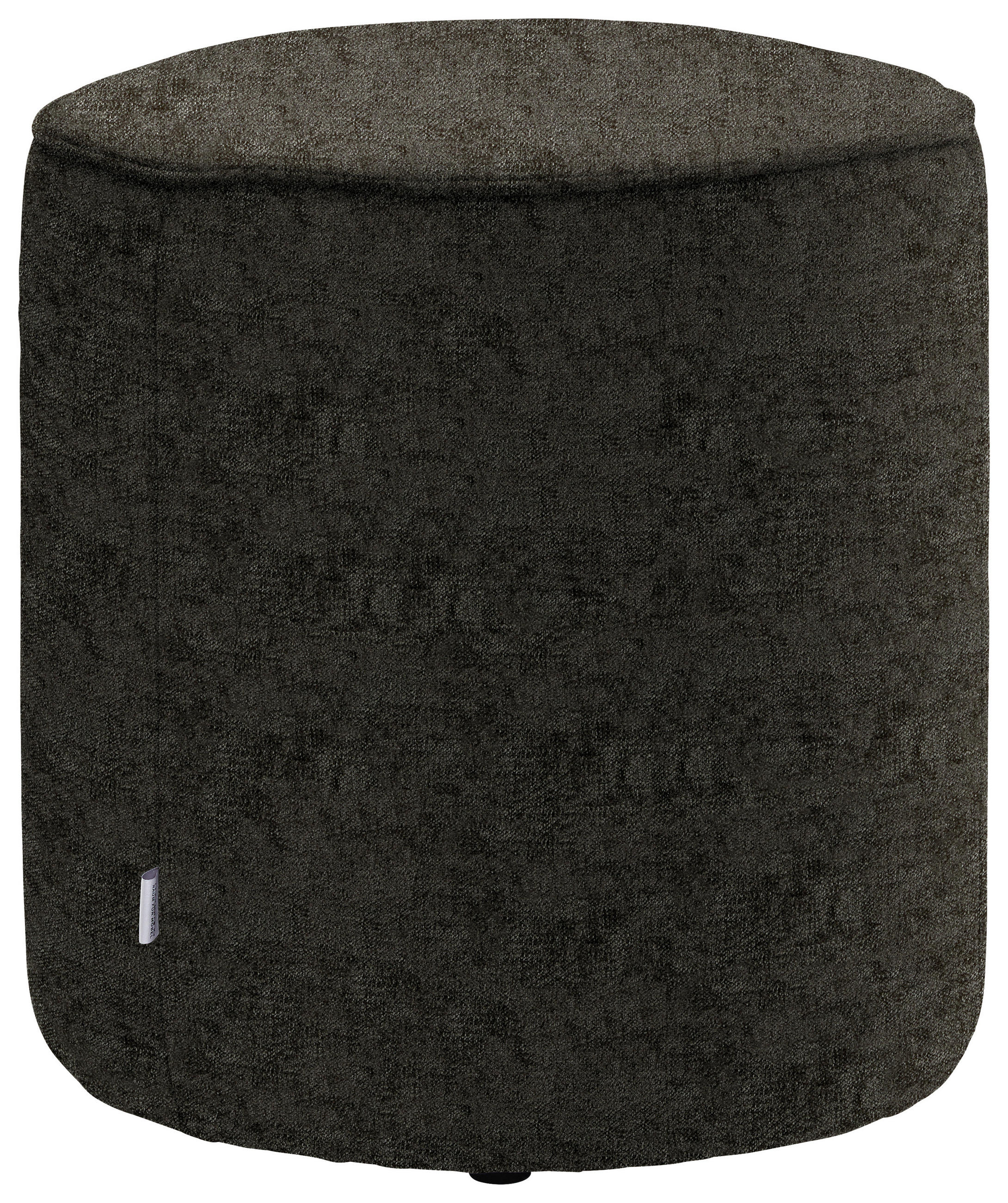 HOCKER in Textil Dunkelbraun  - Dunkelbraun, Design, Textil (44/46/44cm) - Belluti