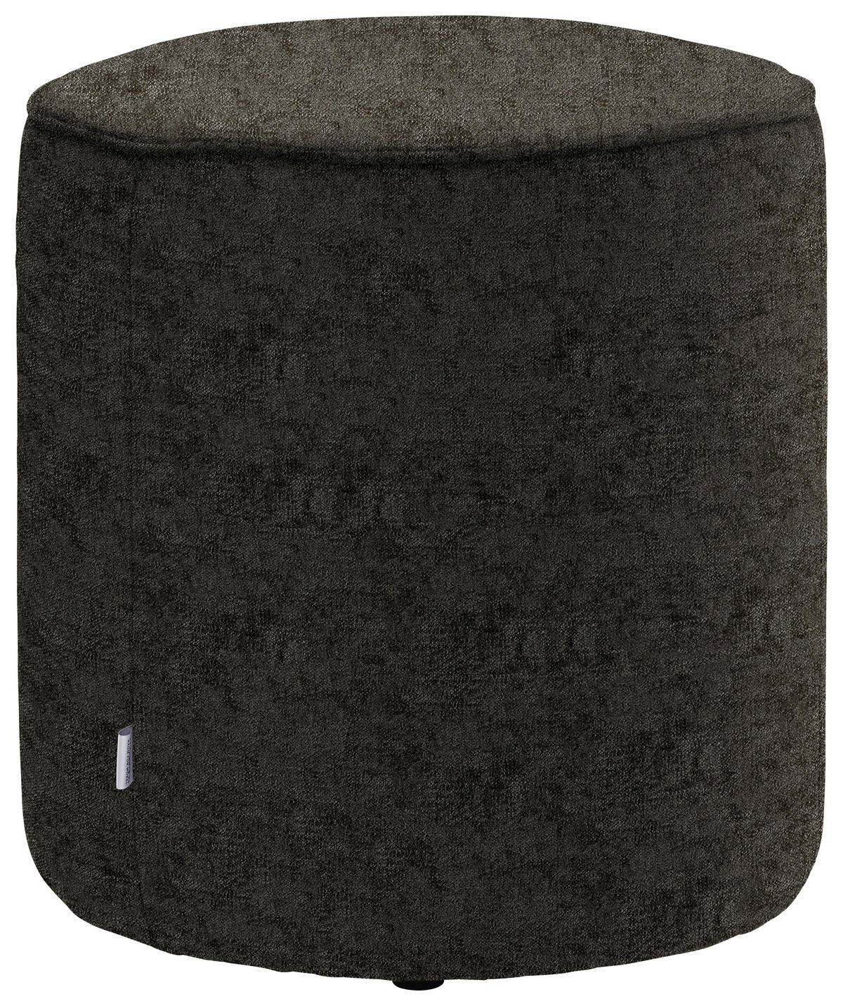 HOCKER in Textil Dunkelbraun  - Dunkelbraun, Design, Textil (44/46/44cm) - Belluti