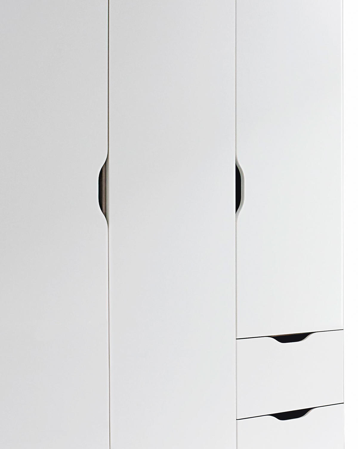 DREHTÜRENSCHRANK 136/197/54 cm 3-türig  - Weiß, MODERN, Holzwerkstoff (136/197/54cm) - Rauch Möbel