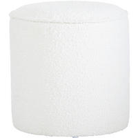 HOCKERTextil Weiss  - Weiss, Trend, Textil (40/40/40cm) - Xora