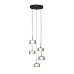 LED-HÄNGELEUCHTE Newark 44/150 cm   - Dunkelgrau, Design, Glas (44/150cm) - Dieter Knoll