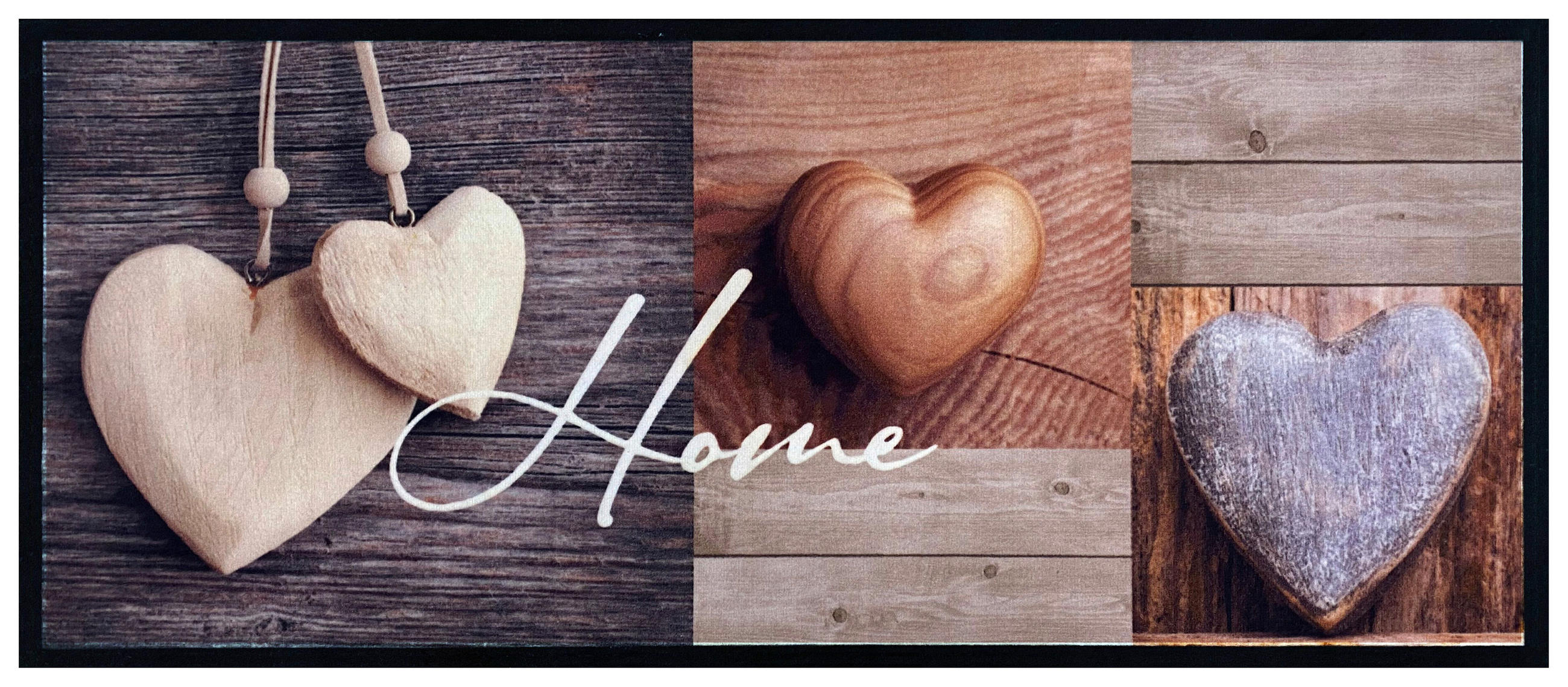 Teppich Läufer Braun/holzoptik Gerti 66x150 Cm