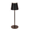 STOLNÍ LAMPA NA BATERIE 11/36,5 cm - černá, Konvenční, kov (11/36,5cm) - Novel