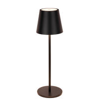STOLNÍ LAMPA NA BATERIE 11/36,5 cm - černá, Konvenční, kov (11/36,5cm) - Novel