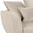 SCHLAFSOFA Flachgewebe Beige  - Beige/Schwarz, KONVENTIONELL, Kunststoff/Textil (250/70/118cm) - Carryhome