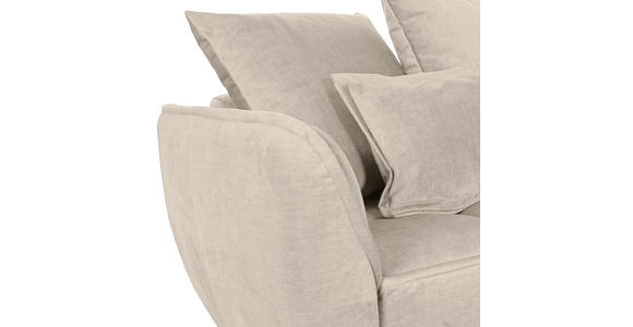 SCHLAFSOFA Flachgewebe Beige  - Beige/Schwarz, KONVENTIONELL, Kunststoff/Textil (250/70/118cm) - Carryhome