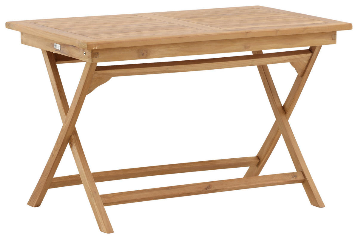 GARTENTISCH 120/70/75 cm Holz  - Teakfarben, KONVENTIONELL, Holz (120/70/75cm) - Gardenson