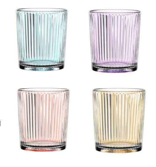 GLÄSERSET Aperitivo Colors  4-teilig  - Basics, Glas (8,6/9,7/8,6cm) - Nachtmann