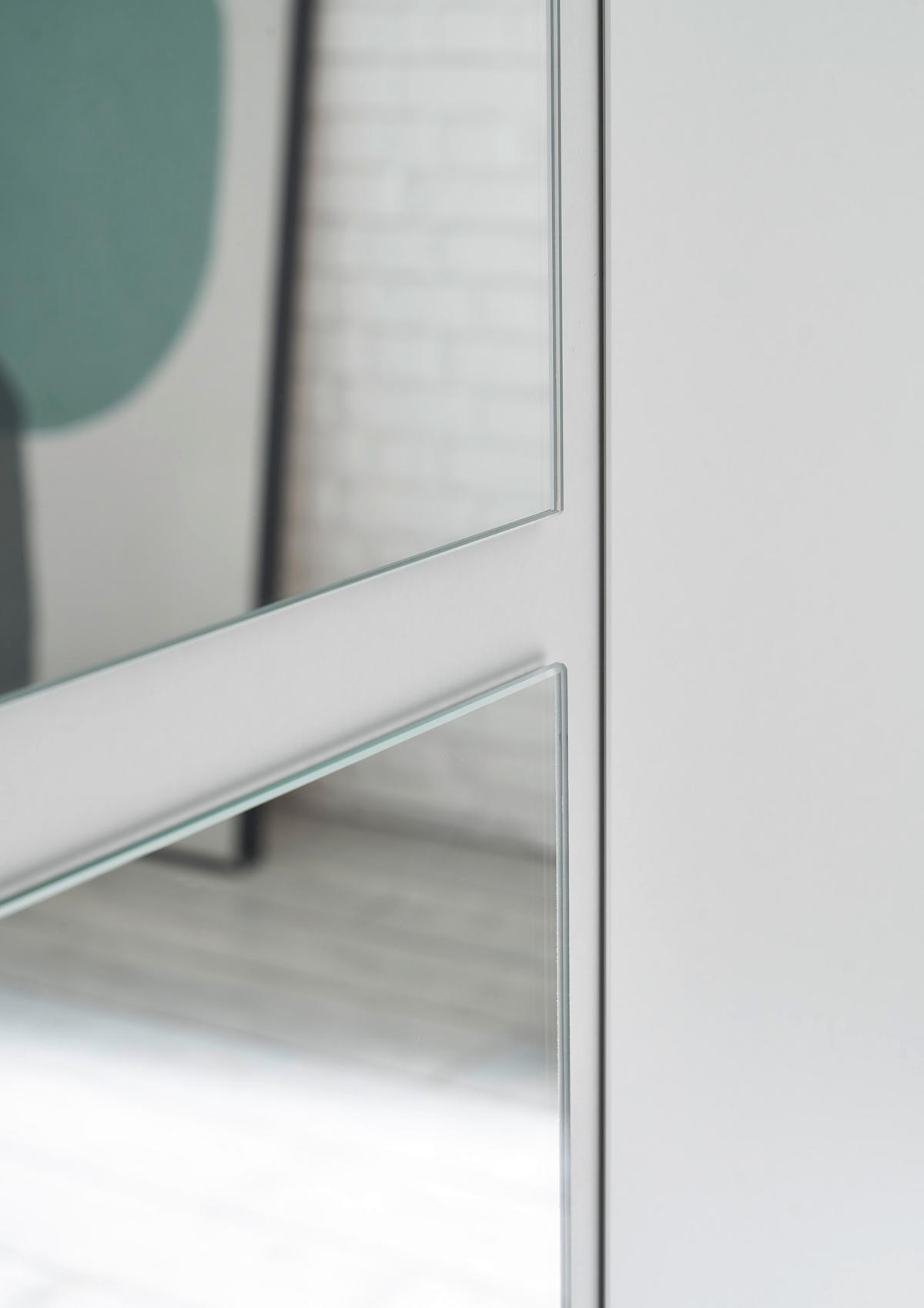 SCHIEBETÜRENSCHRANK 120/220/45 cm 2-türig Weiß  - Weiß, Basics (120/220/45cm) - MID.YOU