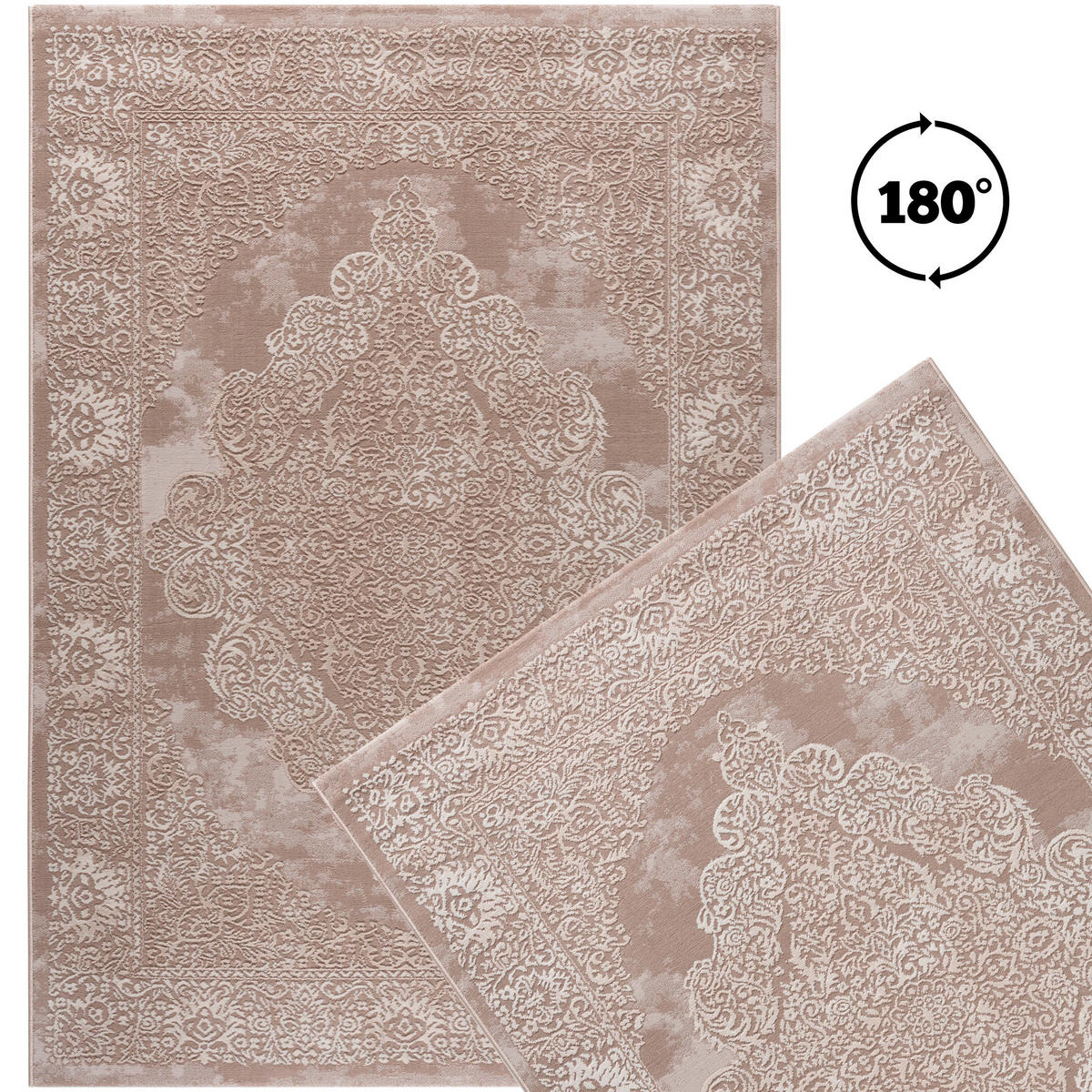 TKANÝ KOBEREC, 120/170 cm, krémová - krémová, Basics, textil (120/170cm)