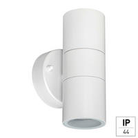 AUßENWANDLEUCHTE 9.2/8.5/16.2 cm   - Anthrazit/Weiß, Design, Metall (9.2/8.5/16.2cm)