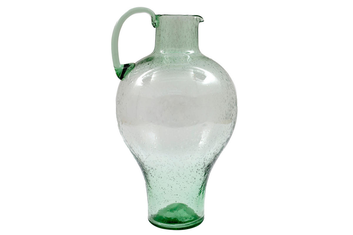 VÁZA  - világoszöld, Basics, Üveg (21.5/36/20cm)