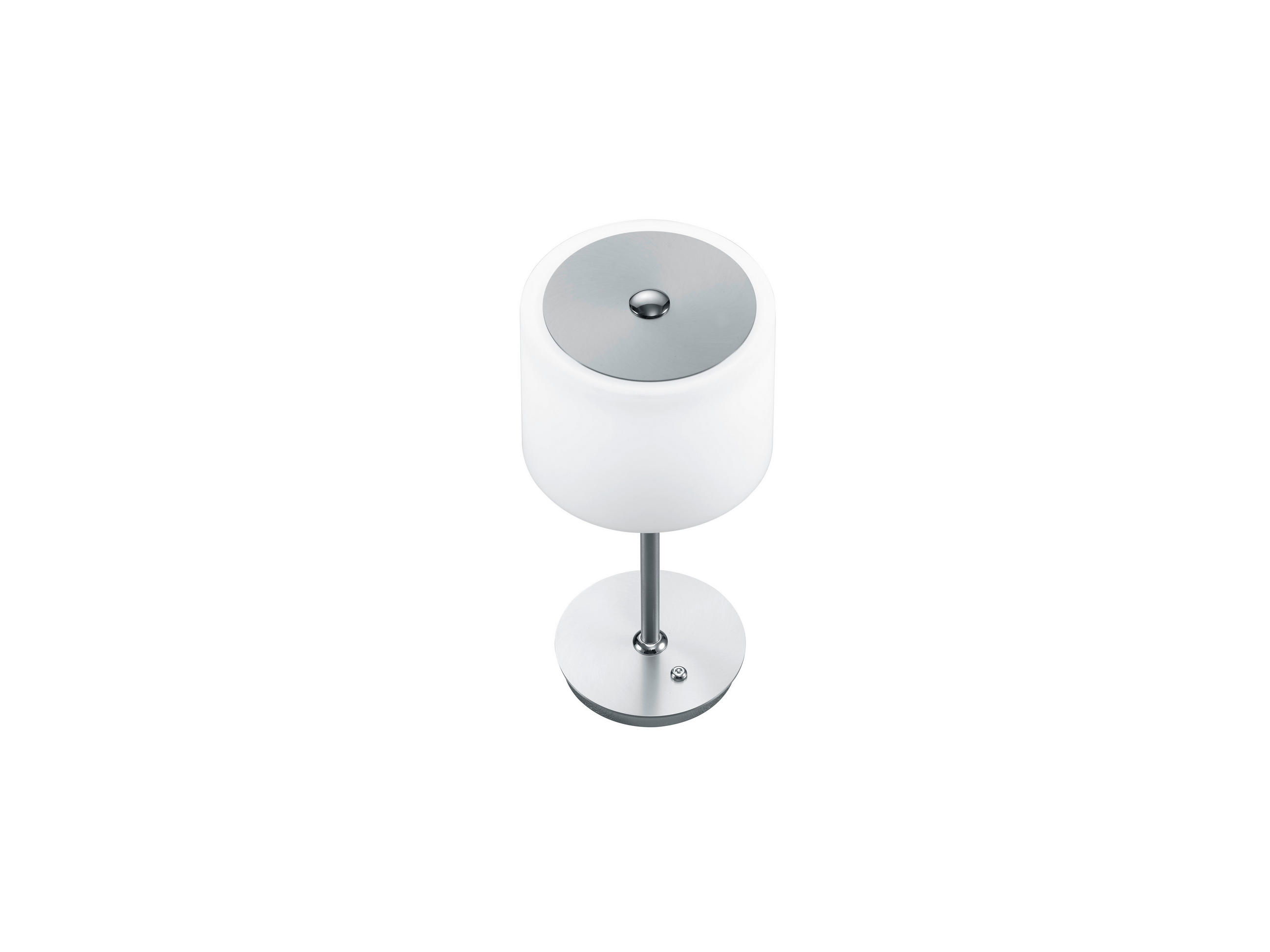 LED-TISCHLEUCHTE 16/34 cm   - Nickelfarben, Design, Glas/Metall (16/34cm) - Bankamp