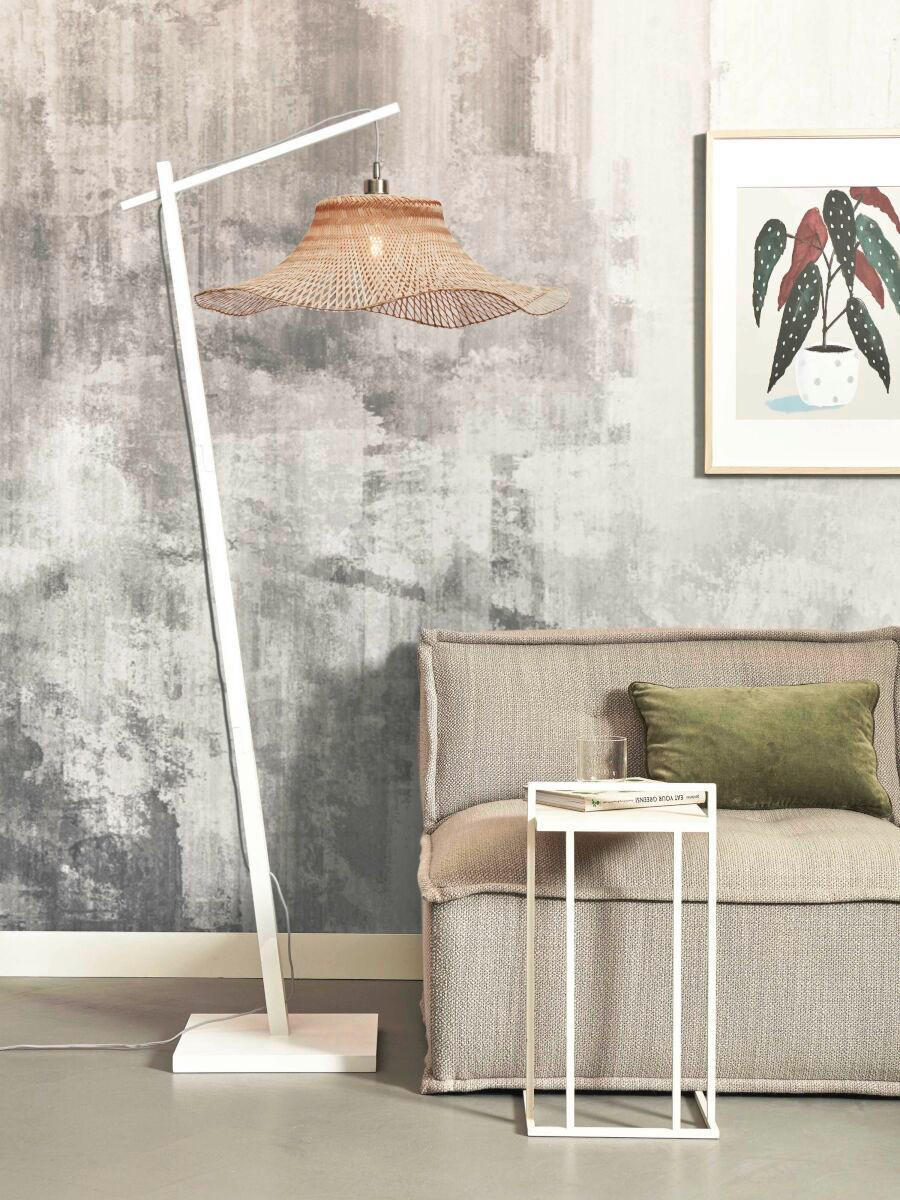 GOLVLAMPA GOOD&MOJO  65/83/176 cm    - vit/naturfärgad, Trend (65/83/176cm) - Good & Mojo