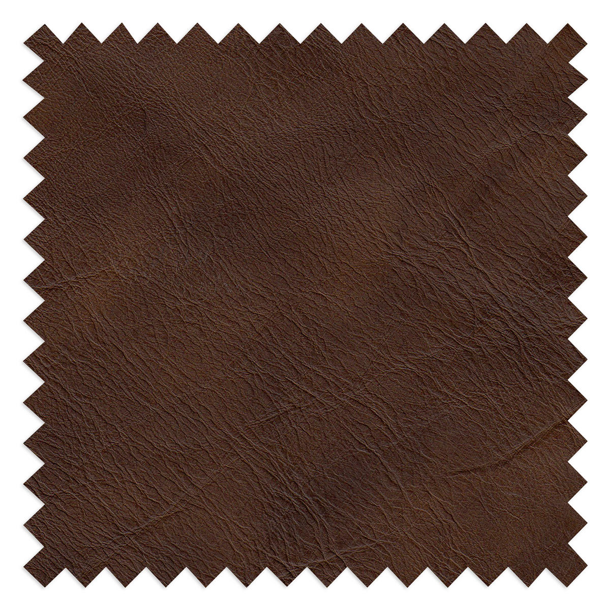 HOCKER in Leder Dunkelbraun  - Chromfarben/Dunkelbraun, Design, Leder/Metall (96/45/80cm) - Livetastic