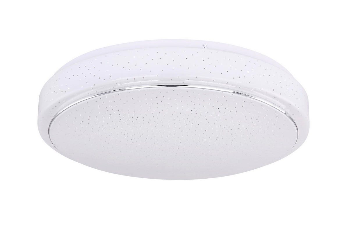 STROPNA LED-SVETILKA  Kalle //3000-6000 K/230 V/ - bela/opal, Konvencionalno, kovina/umetna masa (37,5/7,5cm)