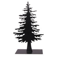 DEKOBAUM  - Schwarz, LIFESTYLE, Metall (28,5/46,5/15cm) - X-Mas