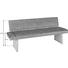 SITZBANK Eiche massiv Braun, Eichefarben - Eichefarben/Braun, Design, Holz/Textil (200/86/62cm)