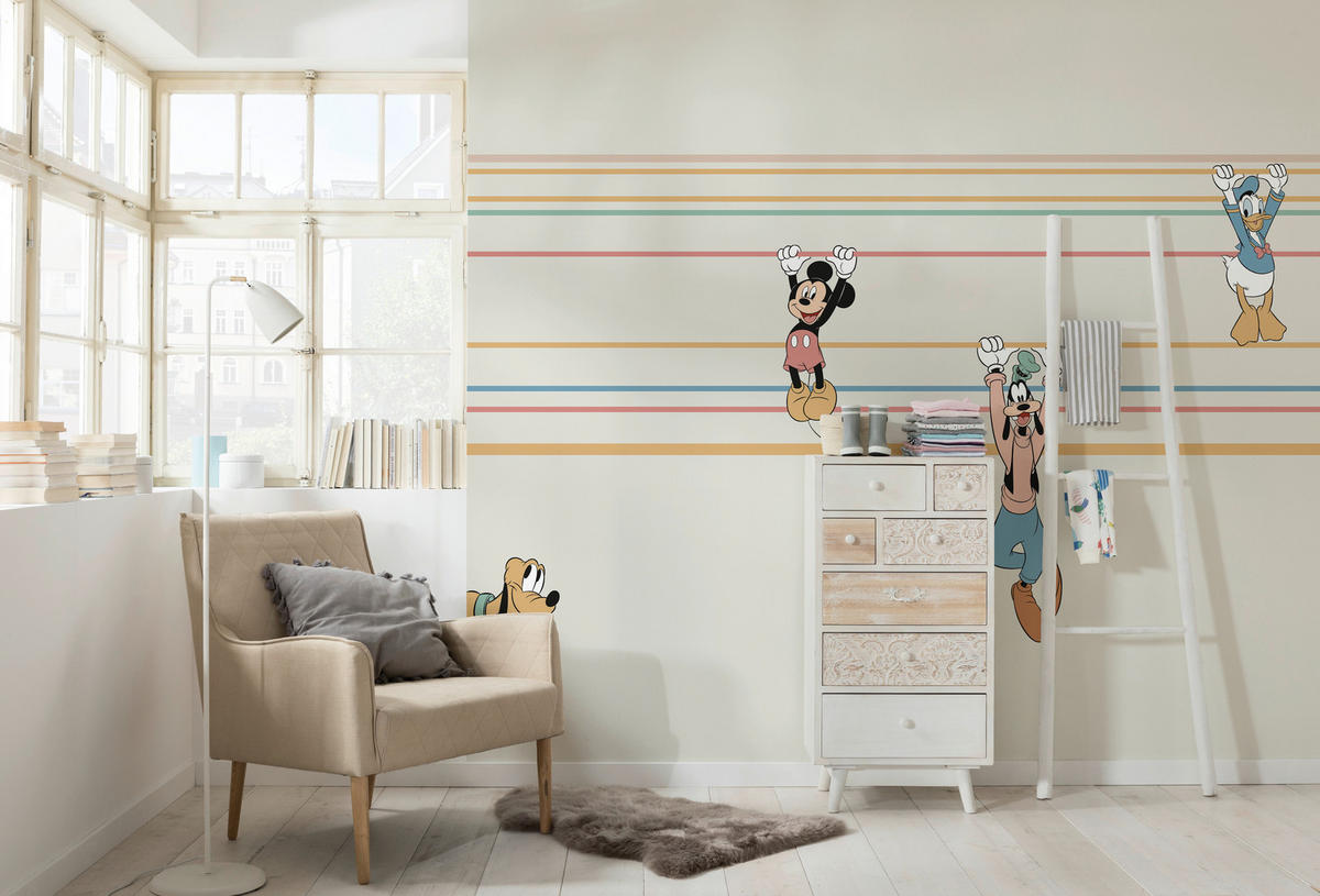 FOTOTAPETE - Greige/Multicolor, Design, Textil (300/250cm) - Disney