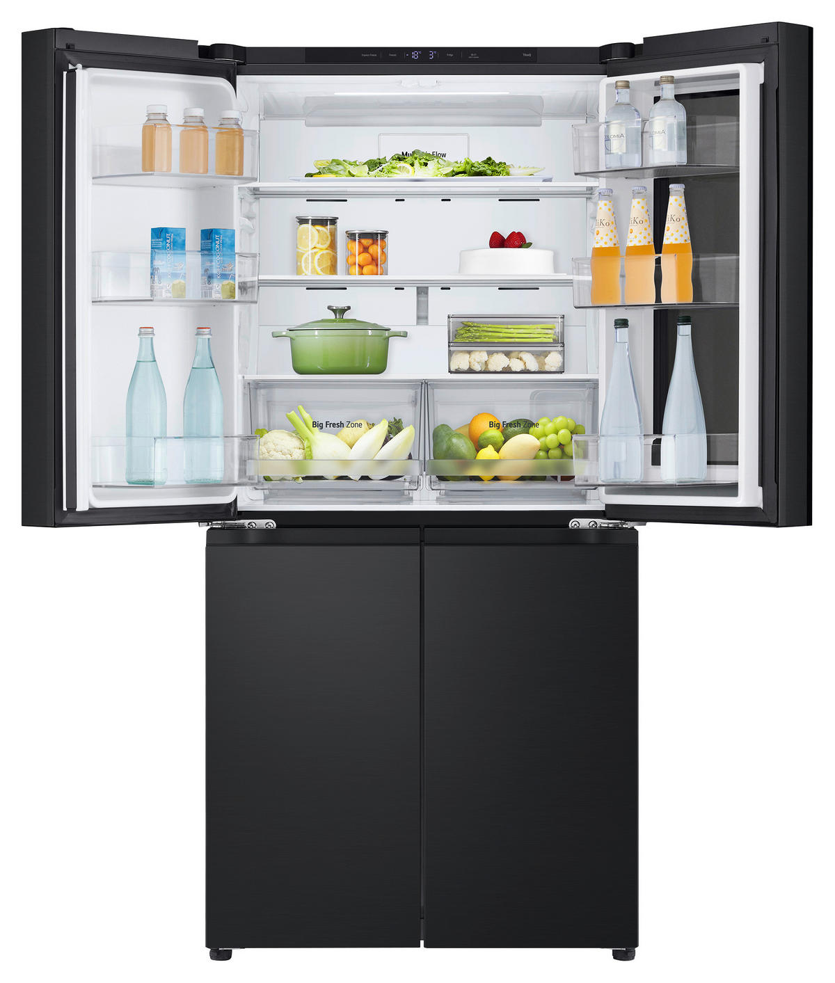 MULTI-DOOR 83.5/178.7/73 cm GMV860EPDE  - Schwarz, Trend, Glas/Kunststoff (83.5/178.7/73cm) - LG