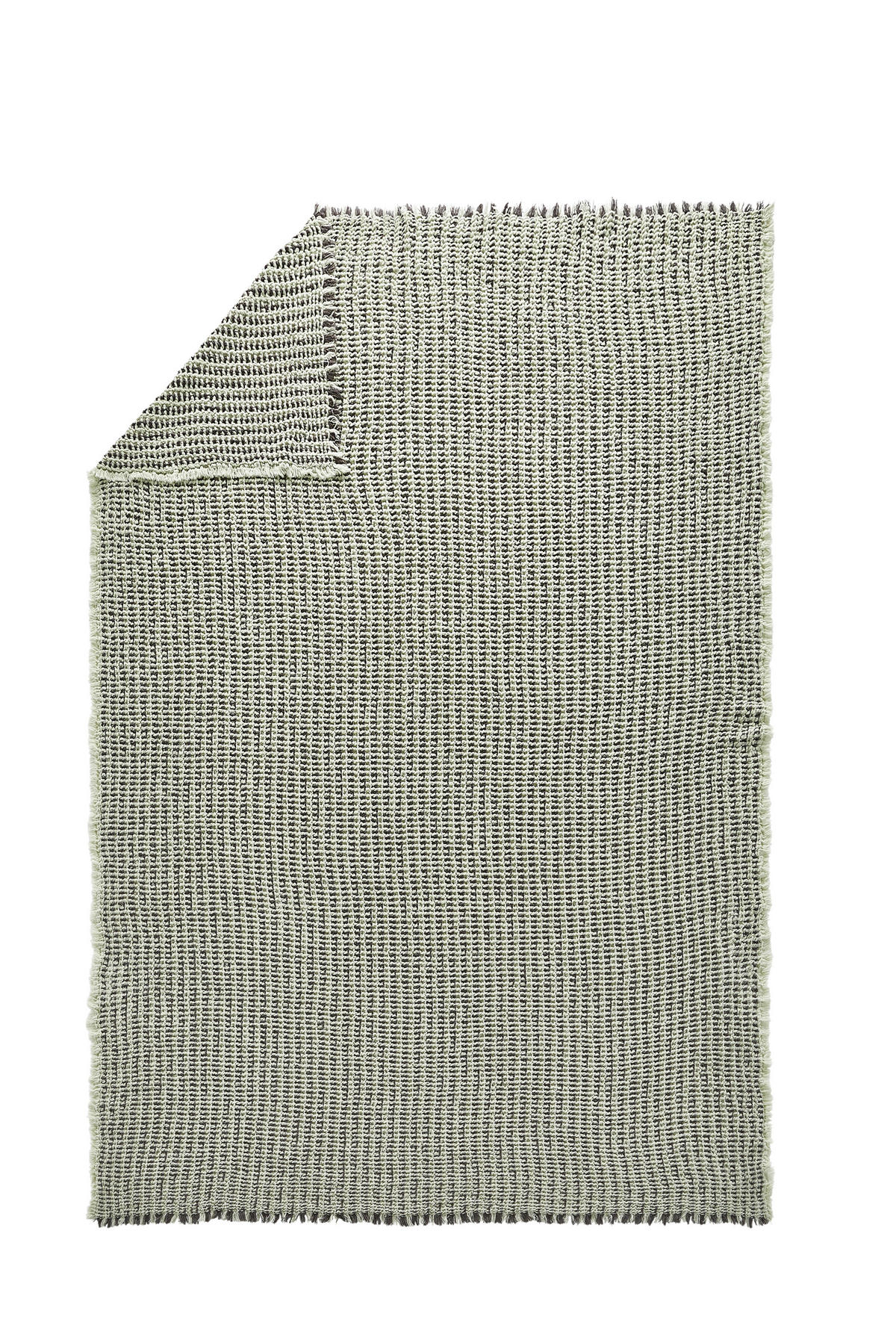 WOHNDECKE 150/200 cm  - Dunkelgrau/Grün, KONVENTIONELL, Textil (150/200cm) - Dieter Knoll