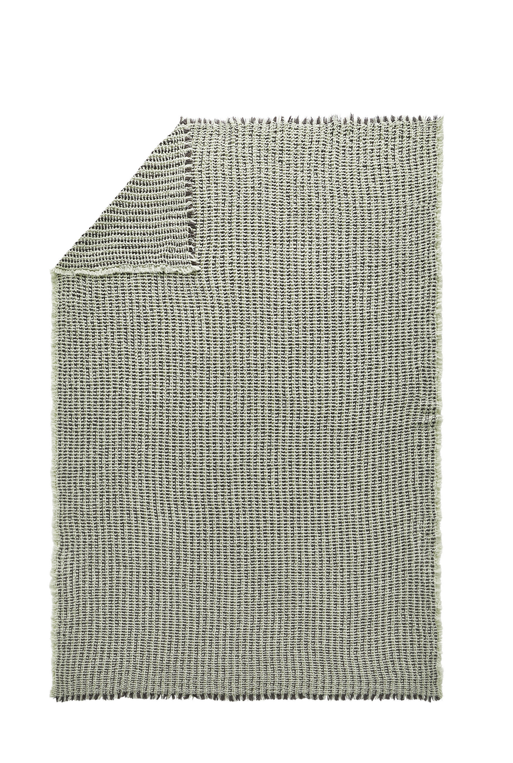 Dieter Knoll Wohndecke Grün, Dunkelgrau 150x200 cm