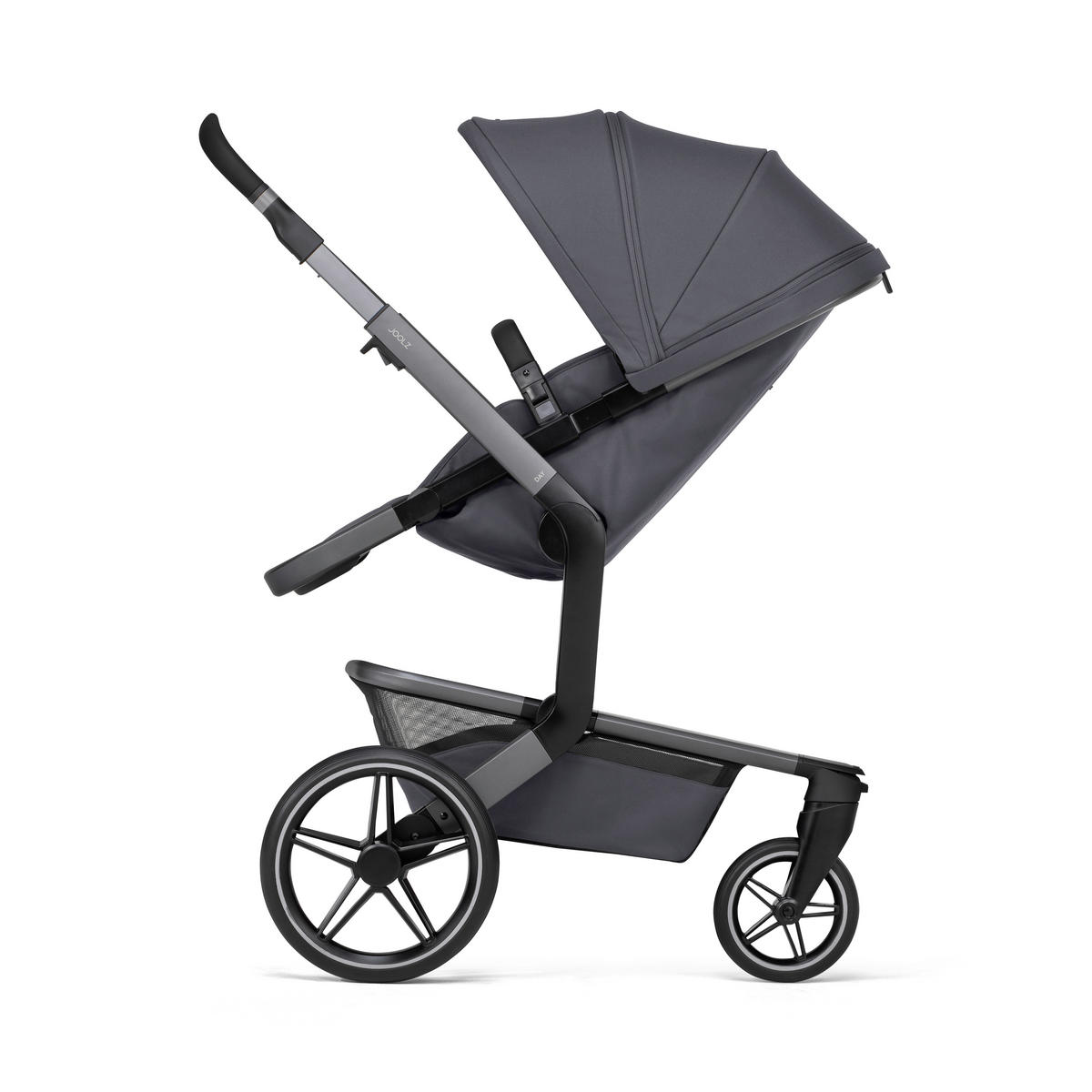 KINDERWAGEN  Day 5  Stone Grey  - Grau, Basics, Textil/Metall (94/60/113cm) - Joolz
