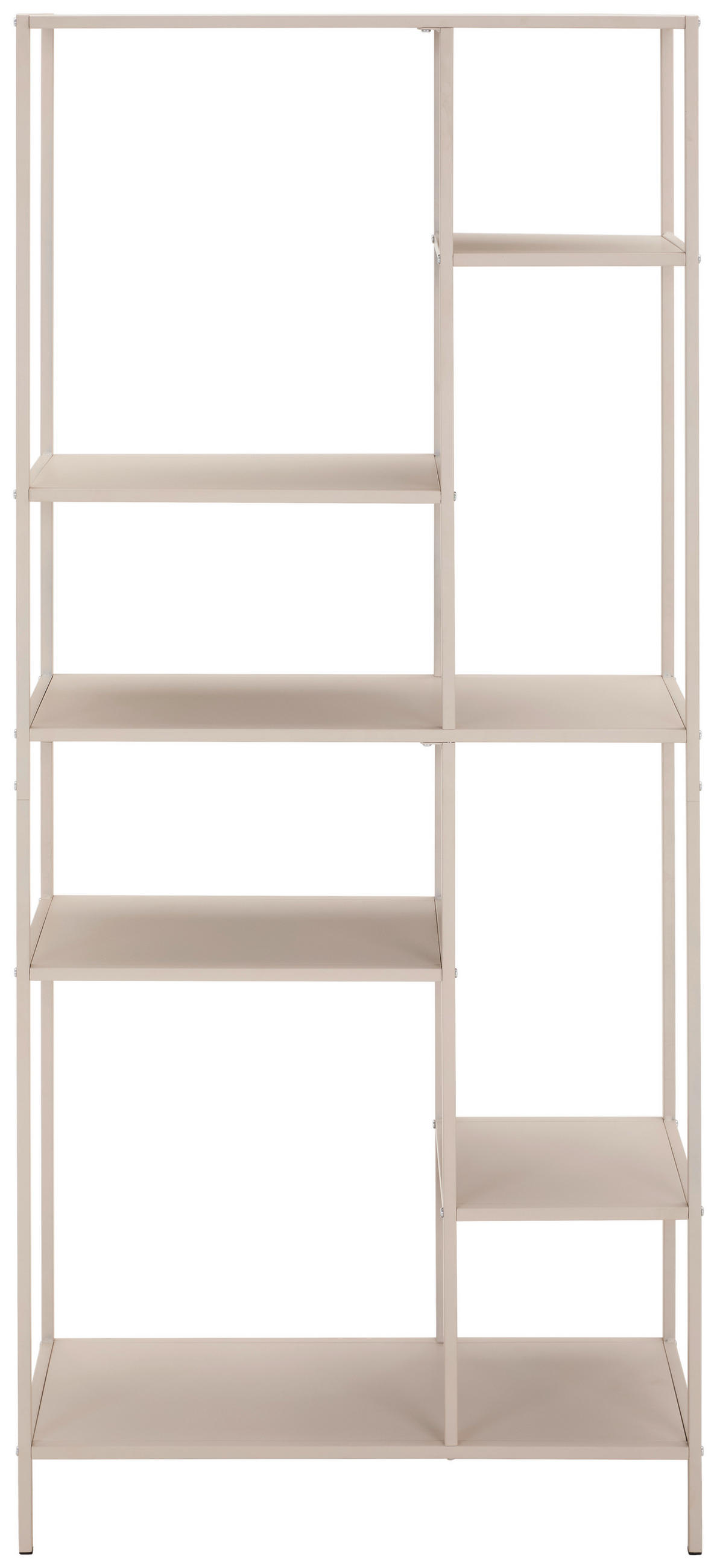 STANDREGAL Hellbraun  - Hellbraun, Basics, Metall (78/175/30cm) - Xora