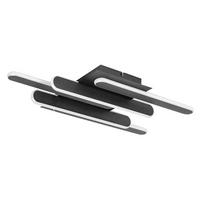 STROPNA LED-SVETILKA  Sindri /1900 lm/3000/4000 K// - črna/bela, Design, kovina/umetna masa (61/36cm)