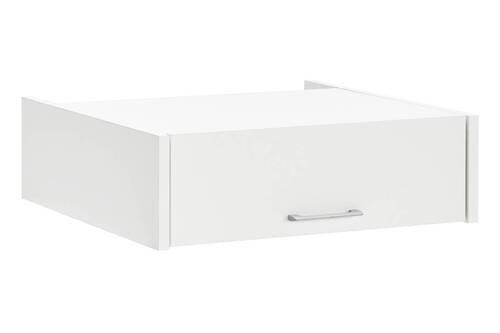 EXTENSIE LA DULAP in alb  - argintiu/alb, Design, plastic/material pe bază de lemn (67/20,5/65,5cm) - Xora