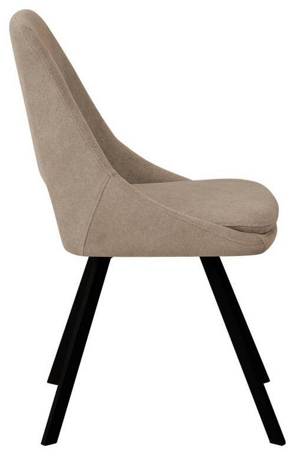 ŽIDLE, šedohnědá - černá/šedohnědá, Design, kov/textil (48/85/56cm) - Boxxx