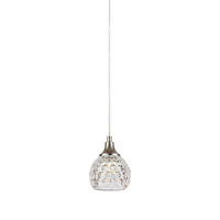 PENDELLEUCHTE CLEAR 11,5/14,5/11,5 cm  - Transparent/Nickelfarben, Trend, Glas/Metall (11,5/14,5/11,5cm) - Markslöjd