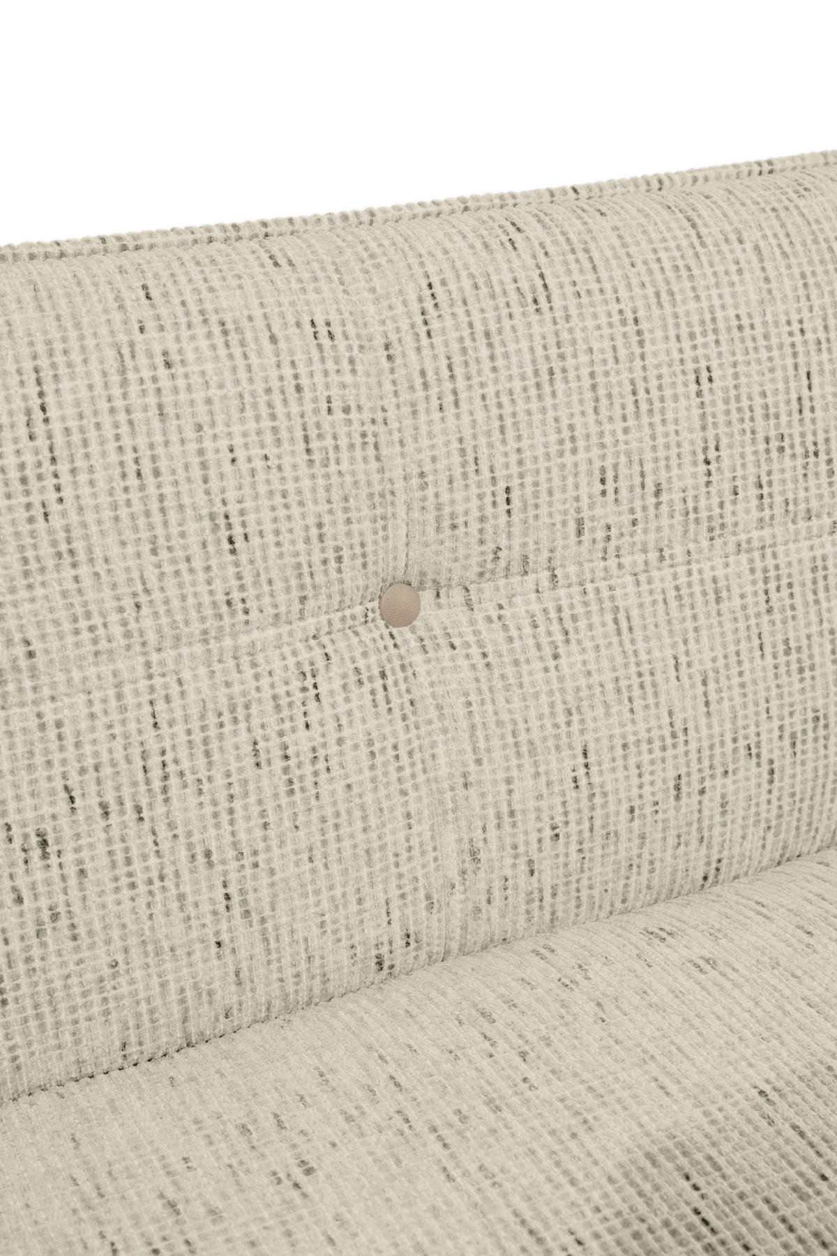 SITZBANK 179/86/65 cm Chenille Eichefarben, Beige Eiche massiv Holz  - Eichefarben/Eschefarben, KONVENTIONELL, Holz/Textil (179/86/65cm) - Valdera