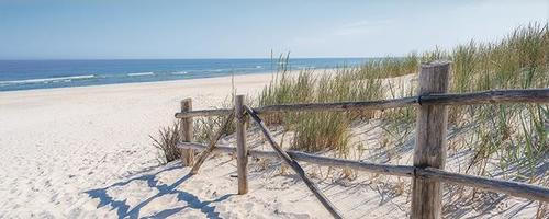 Euroart SKLENENÝ OBRAZ, pláž a more, 50/125/1,40 cm