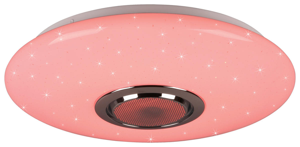 LED-DECKENLEUCHTE 41/8,5 cm   - Weiß, Design, Kunststoff (41/8,5cm) - Globo