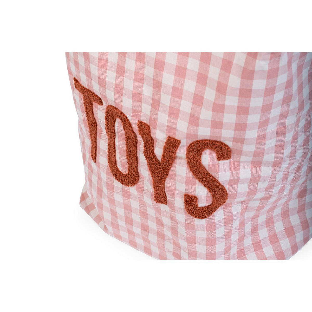 AUFBEWAHRUNGSBOX Vichy Korb Nude Rosa  - Rosa, KONVENTIONELL, Textil (35/35/50cm) - Childhome