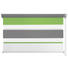 DUOROLLO halbtransparent 80/160 cm - Weiß/Grau, Basics, Textil (80/160cm) DUOROLLO halbtransparent 80/160 cm - Weiß/Grau, Basics, Textil (80/160cm)