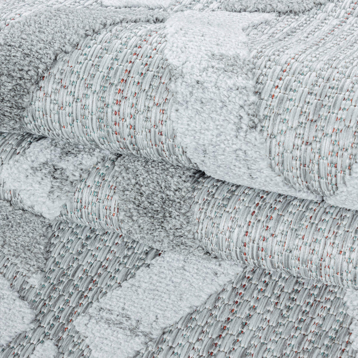 FLACHWEBETEPPICH 200/290 cm Bahama Grau  - Grau, Design, Textil (200/290cm) - Novel